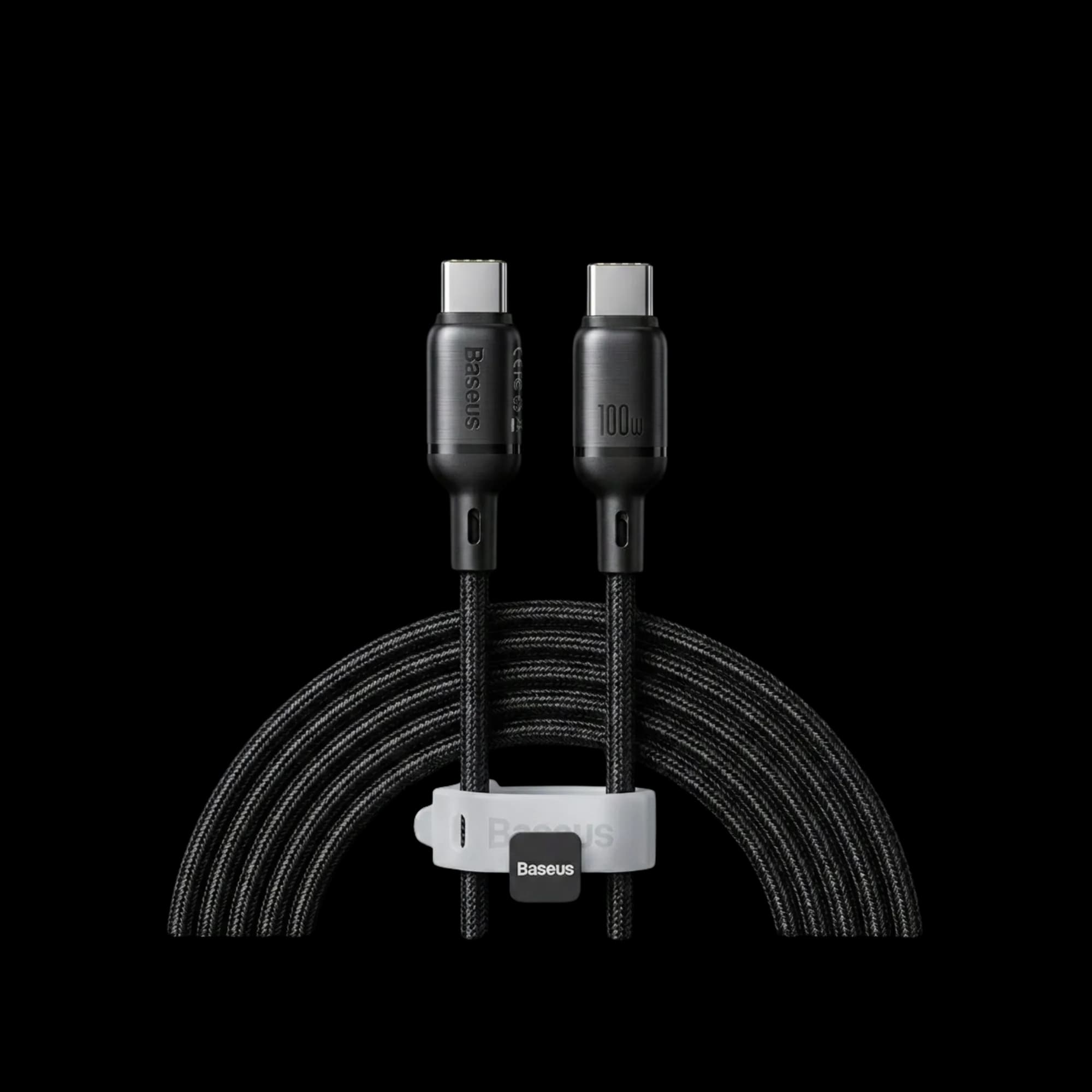 Baseus Silky Series Fast Charging Cable Type-C to Type-C 100W 2m Cluster Black P10377704113-01