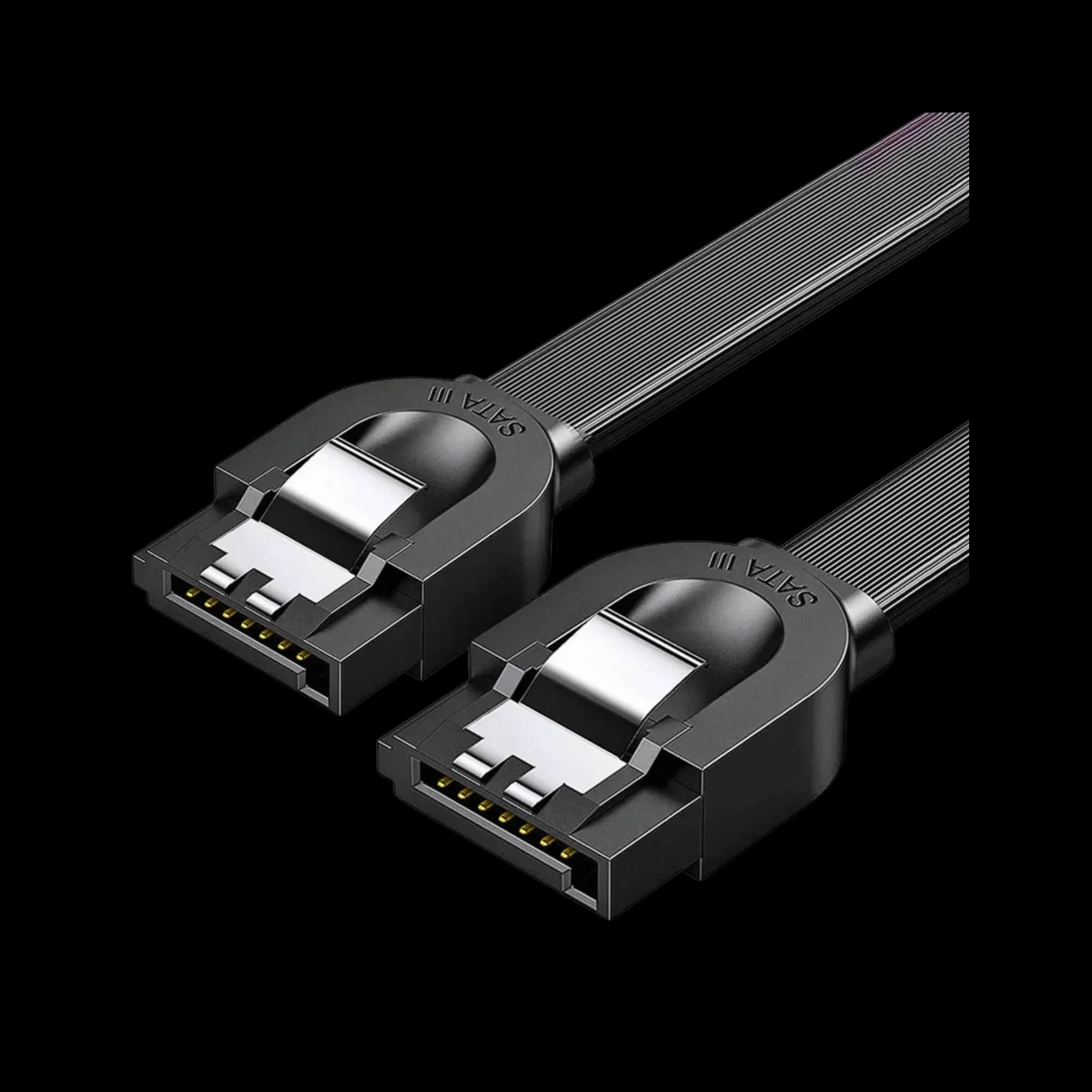 Cable Ugreen US217 SATA 3.0 Data Cable 0.5 m Black