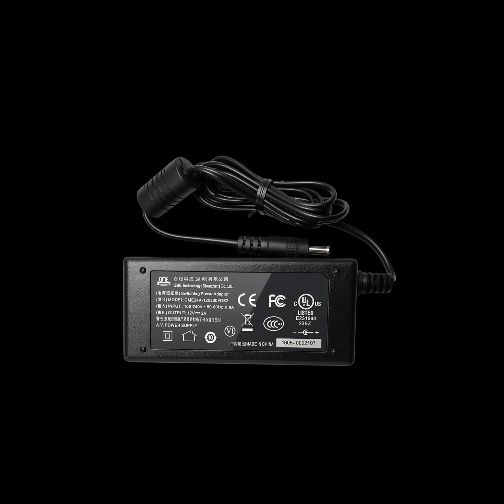 POWER ADAPTER 12V-2A 12VDC 2A