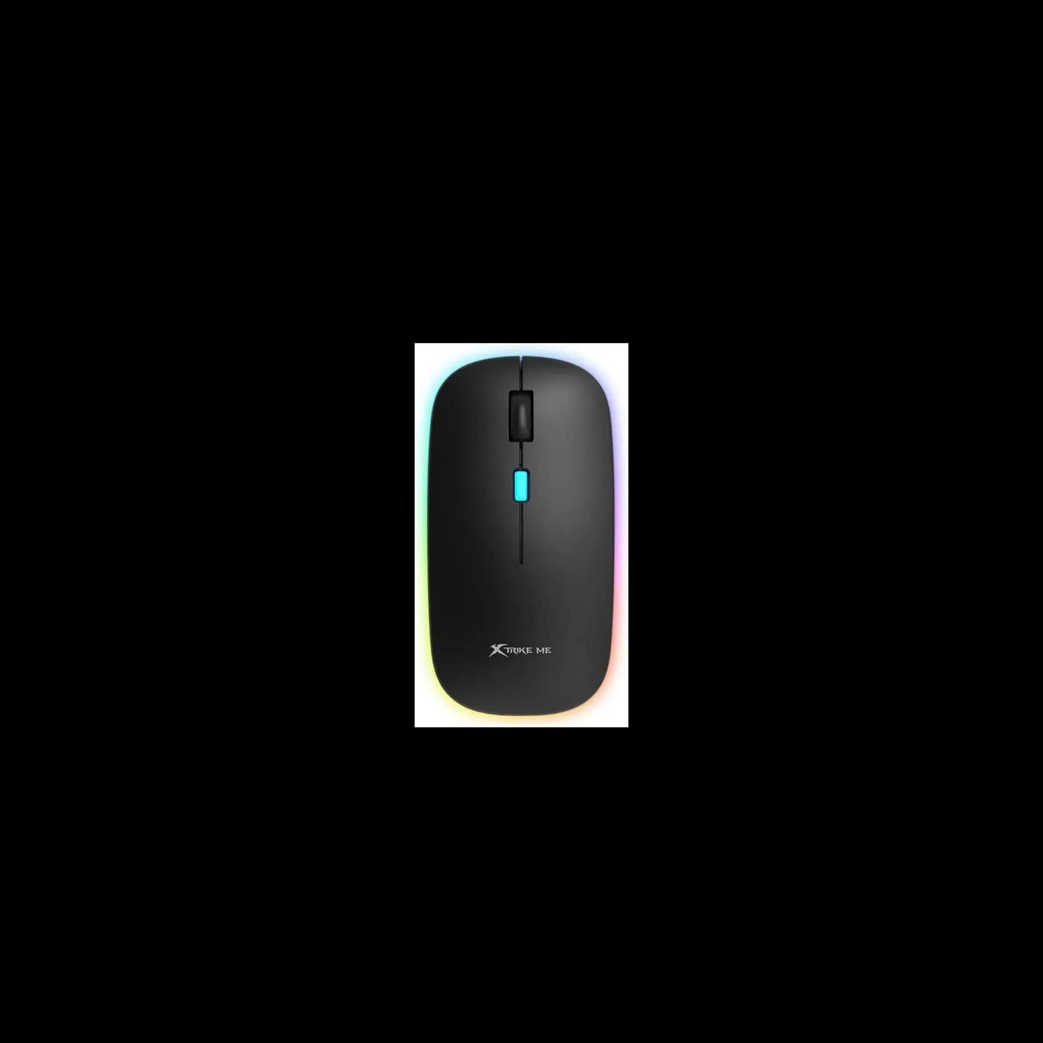 Xtrike Me GW-113 Wireless Dual Modes Mouse, Ergonomic Design, Adjustable DPI, Silent Clicks, Rechargeable Battery, Windows/Mac/Android Compatible, Lig