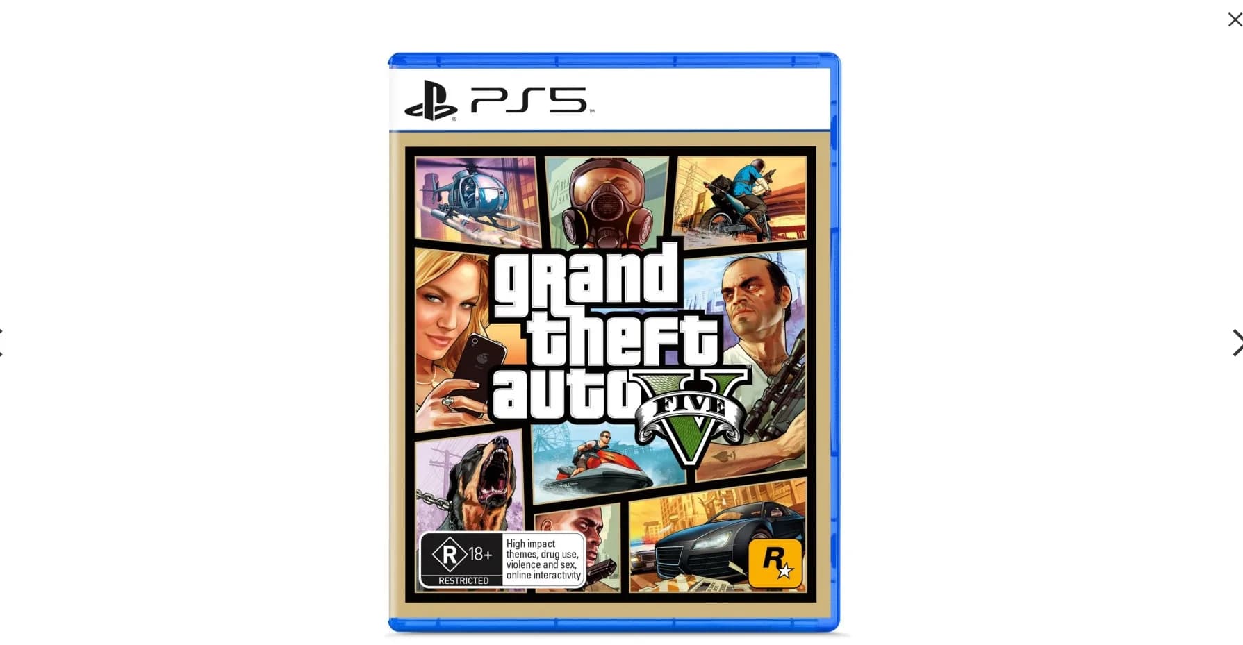 GTA5 Grand Theft Auto V  PS5 Game (Blu-ray Disc)