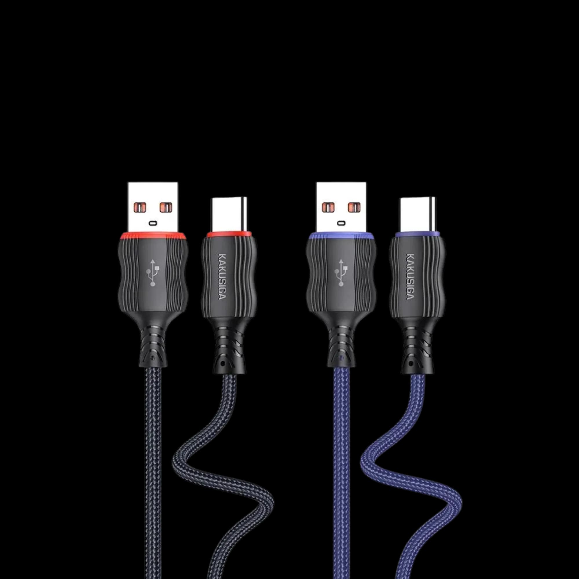 KAKUSIGA KSC-996 Shanchuan Series lightining Smart Charging Data Cable 2m_BLU