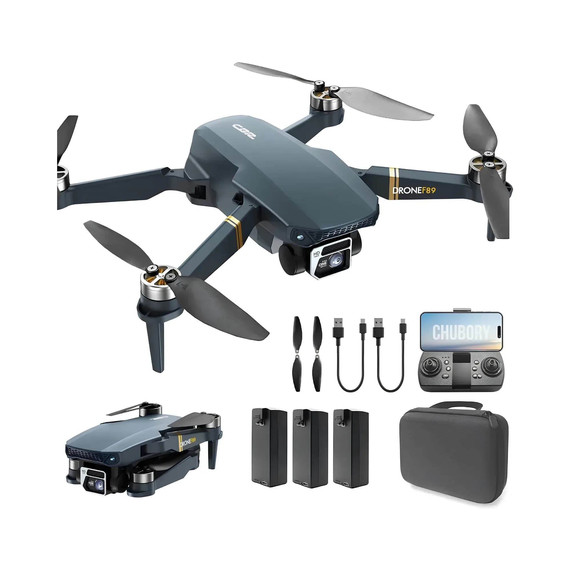 Aerial 4K Foldable Drone with HD Camera, Wi-Fi FPV Transmission