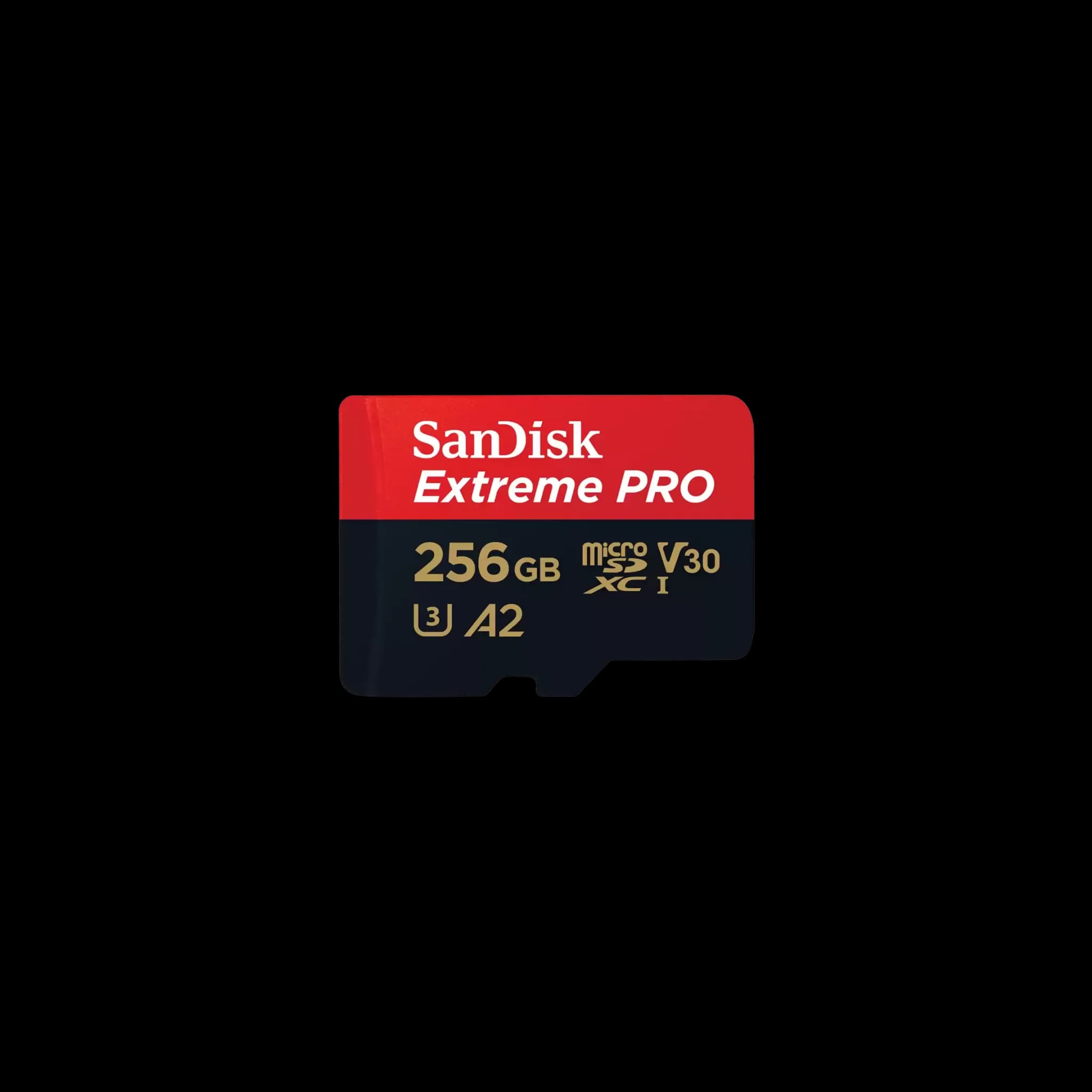 SanDisk 256GB microSDXC class 10 UHS-I U3 Extreme Pro V30 memory card (SDSQXCD-256G-GN6MA)