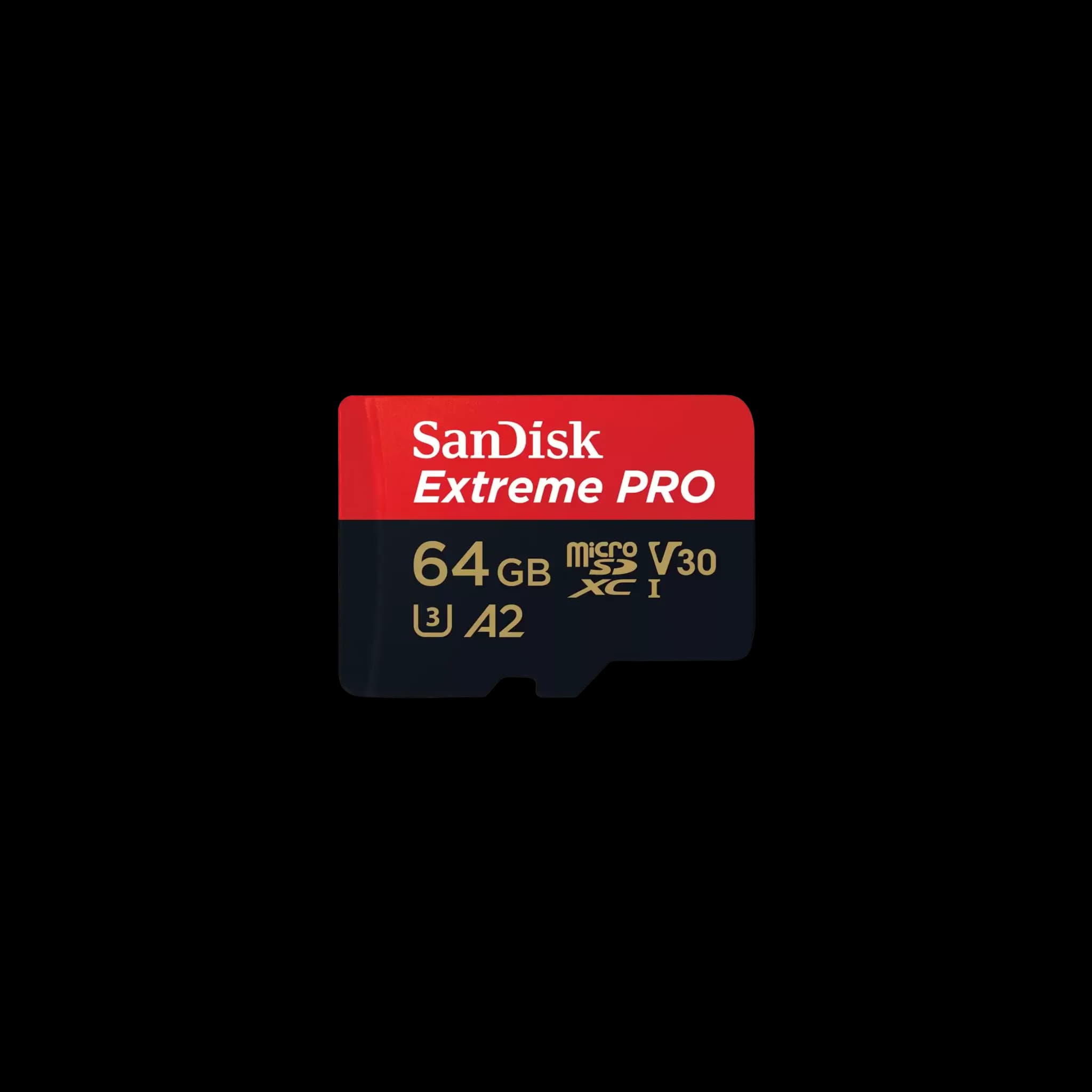 SanDisk 64GB microSDXC class 10 UHS-I U3 Extreme Pro V30 memory card (SDSQXCU-064G-GN6MA)